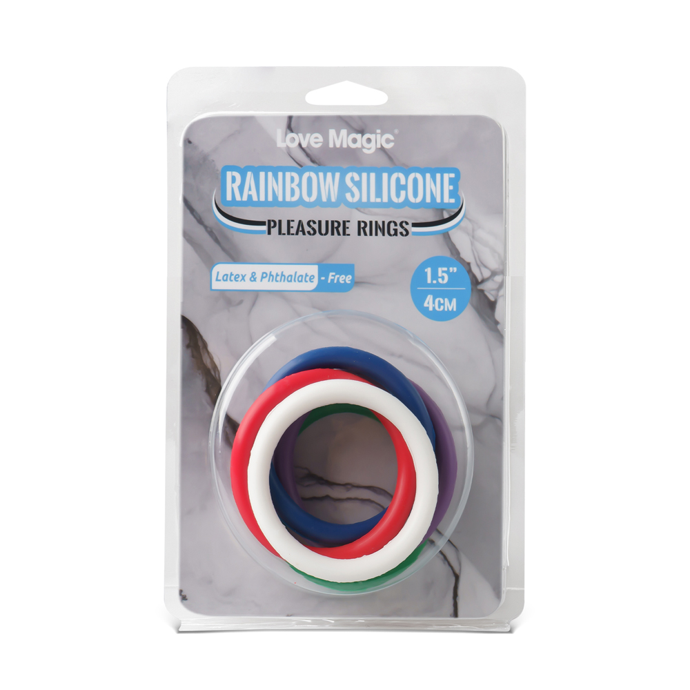 Silicone Cock Ring Kit ( 5 Rings a Pack ) - Image 9