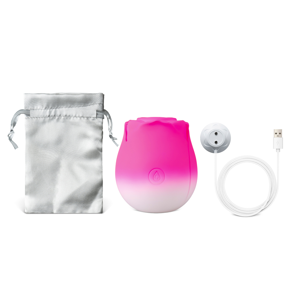 10-Function Silicone Rechargeable Clitoral Sucking Rose Sex Toy - Image 9