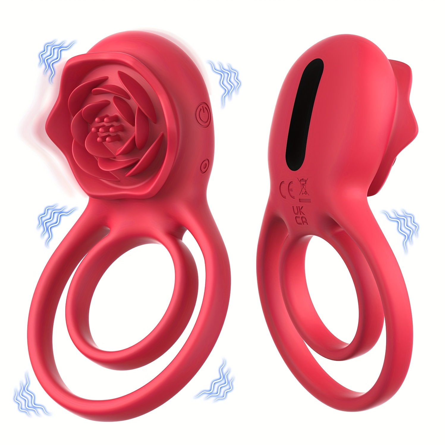 Rose Vibrating Ring with Clitoral Stimulator - Image 4