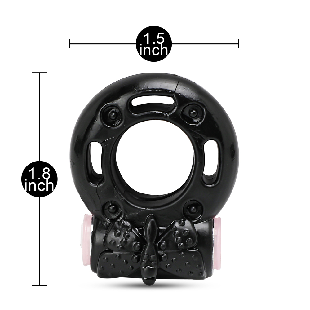 Deluxe Black Vibrating Ring (his) - Image 5