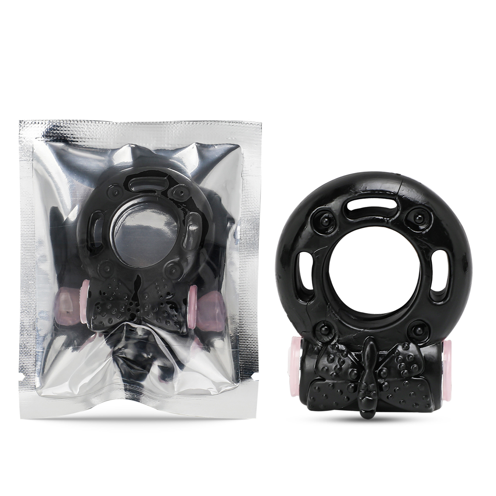 Deluxe Black Vibrating Ring (his) - Image 6