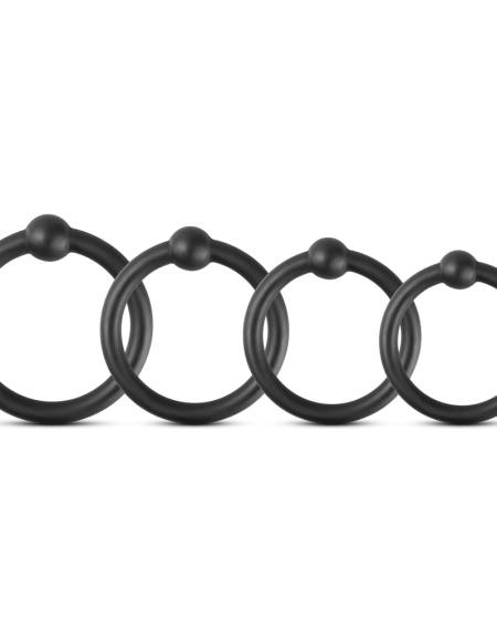 4 Piece Erection Enhancer Ring Set