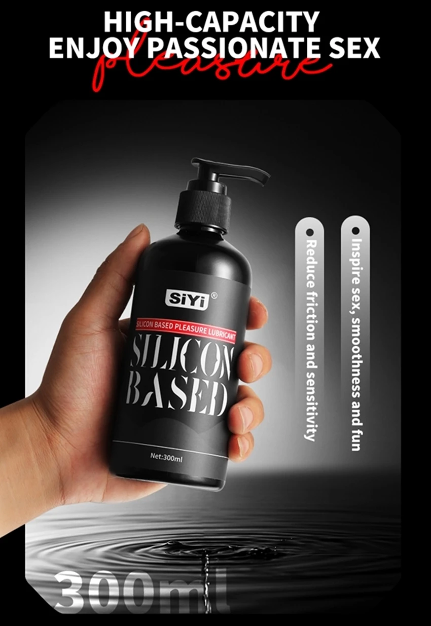 Silicone-Based Lubricant for Sex 300ml Gay Anal Lube Safer Sex Products, Unscented, Waterproof for Bathroom And Underwater Use - Image 22