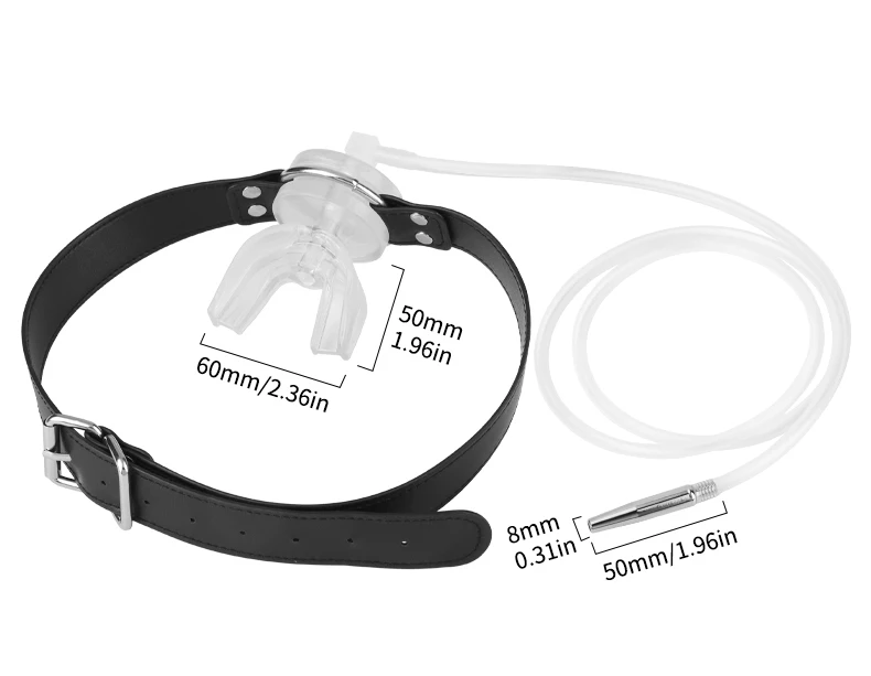 Adults Games Leather Bandl Oral Fixation Sex Toys Couples Mouth Stuffed Bondage cock ring penis plug adult bdsm gear and apparel - Image 6