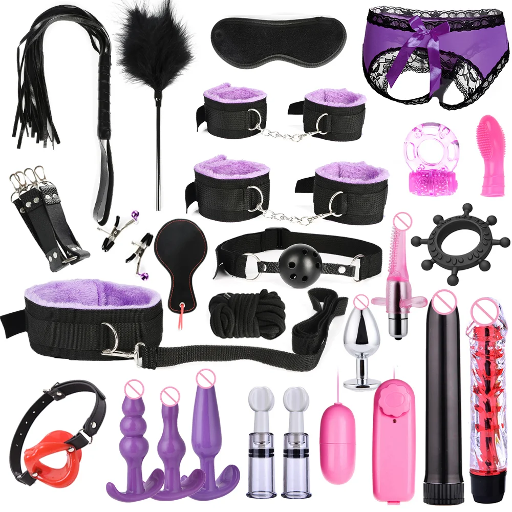 Sex toys for women BDSM sexual couples kit Adult Sexy Toys sexyshop erotic accessories handcuffs for session Anal plug sex game - Image 14