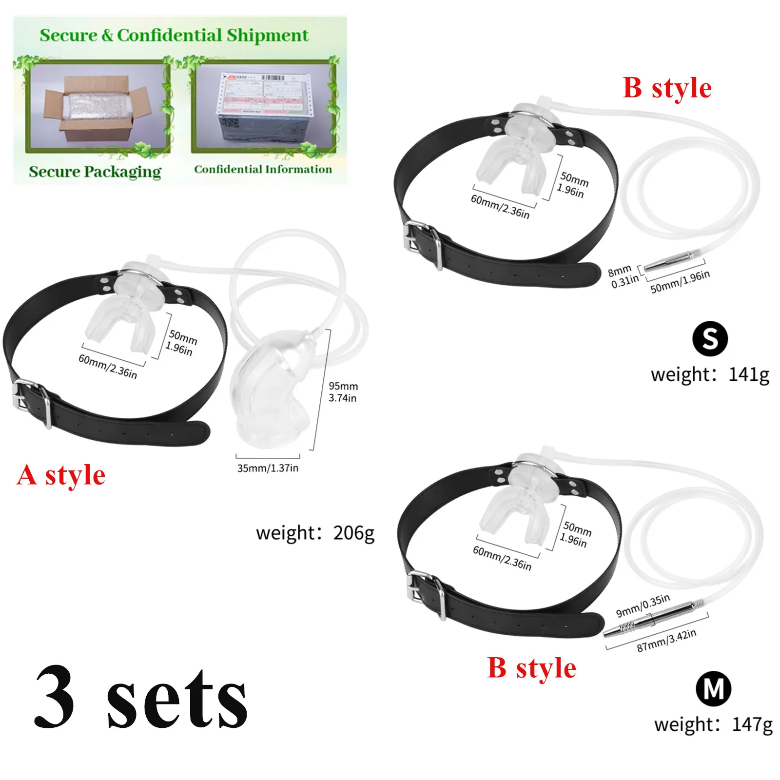 Adults Games Leather Bandl Oral Fixation Sex Toys Couples Mouth Stuffed Bondage cock ring penis plug adult bdsm gear and apparel - Image 8