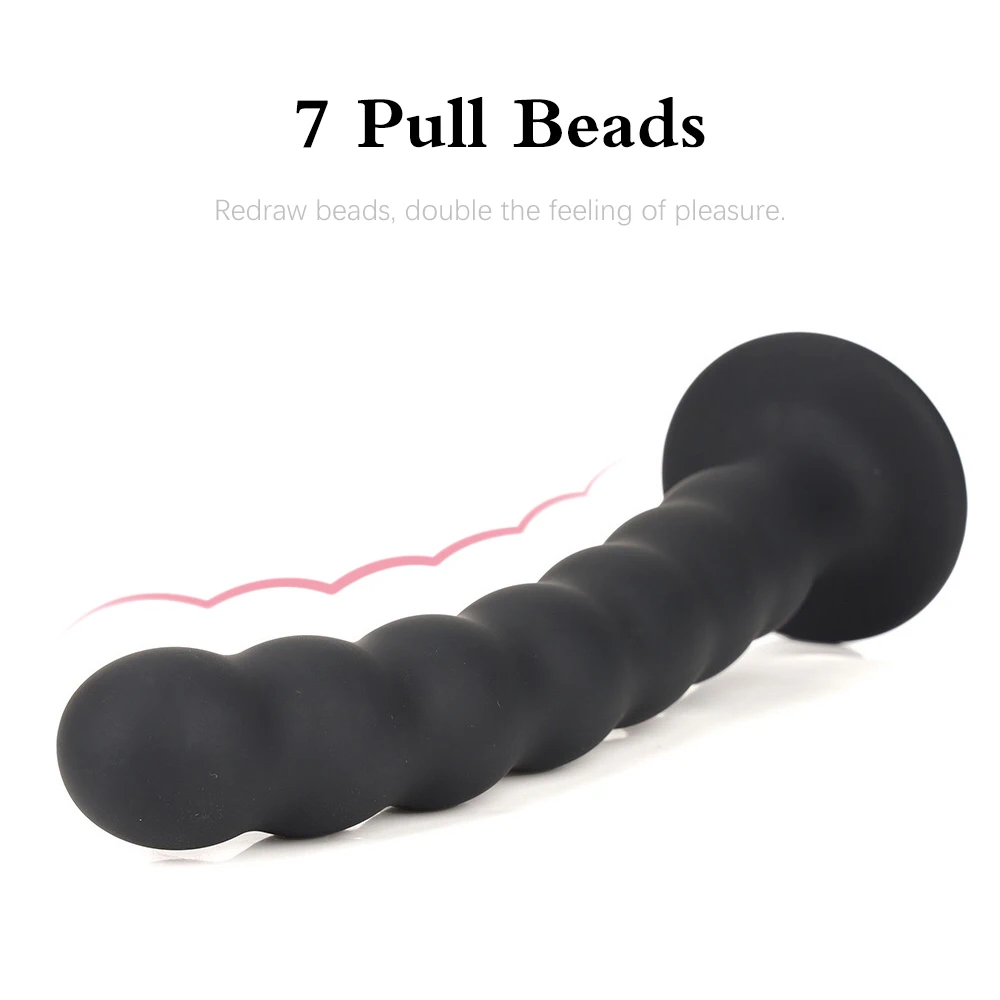 adult Toys for Man and Woman Anal Plug Prostate Massager adult Products Stimulator With Strong Sucker Silicone Bead Dildo - Image 14