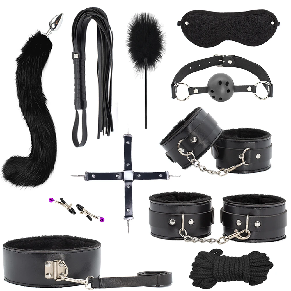 Sex toys for women BDSM sexual couples kit Adult Sexy Toys sexyshop erotic accessories handcuffs for session Anal plug sex game - Image 17