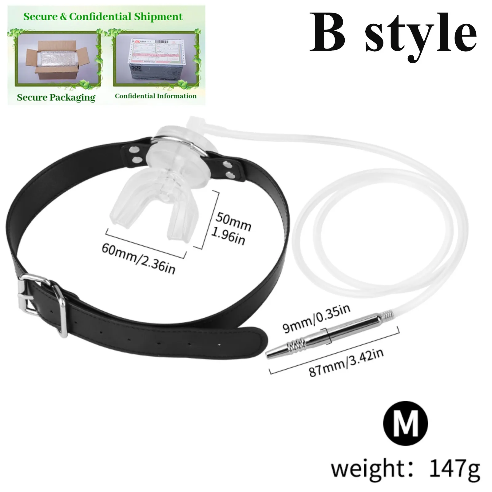 Adults Games Leather Bandl Oral Fixation Sex Toys Couples Mouth Stuffed Bondage cock ring penis plug adult bdsm gear and apparel - Image 7