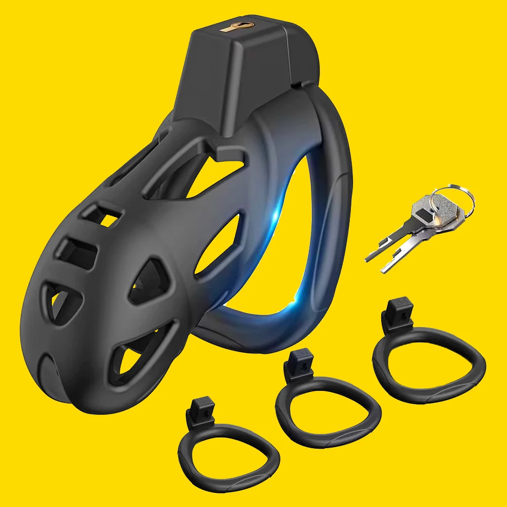 Sex Toys for Men Adult Waist Belt Male Chastity Cock Cage Penis Sleeve Cockrings Erotic Urethral Lock BDSM Bondage