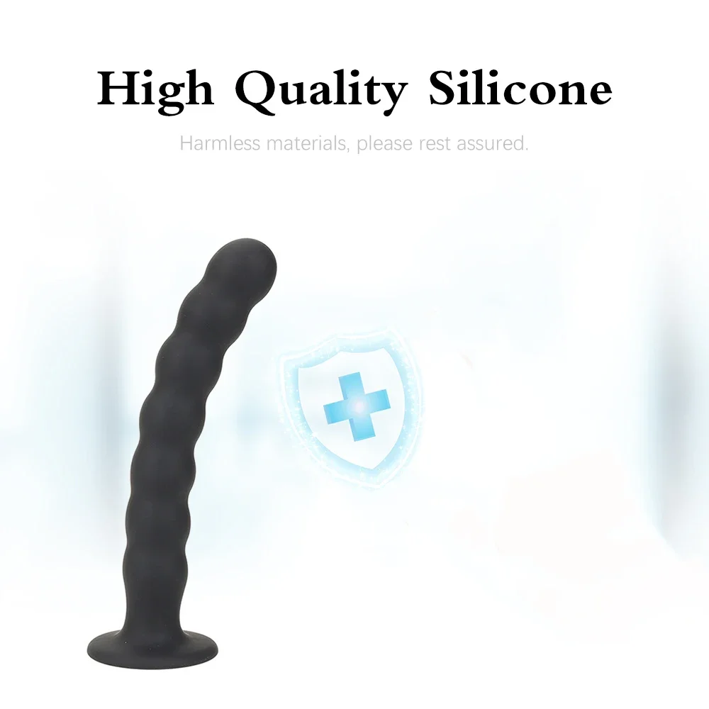 adult Toys for Man and Woman Anal Plug Prostate Massager adult Products Stimulator With Strong Sucker Silicone Bead Dildo - Image 12